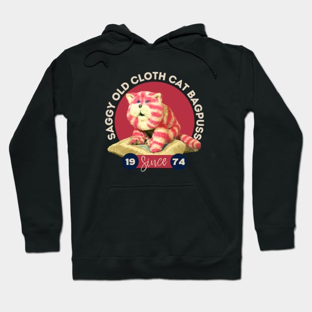 Saggy old cloth cat Bagpuss Hoodie by Teessential